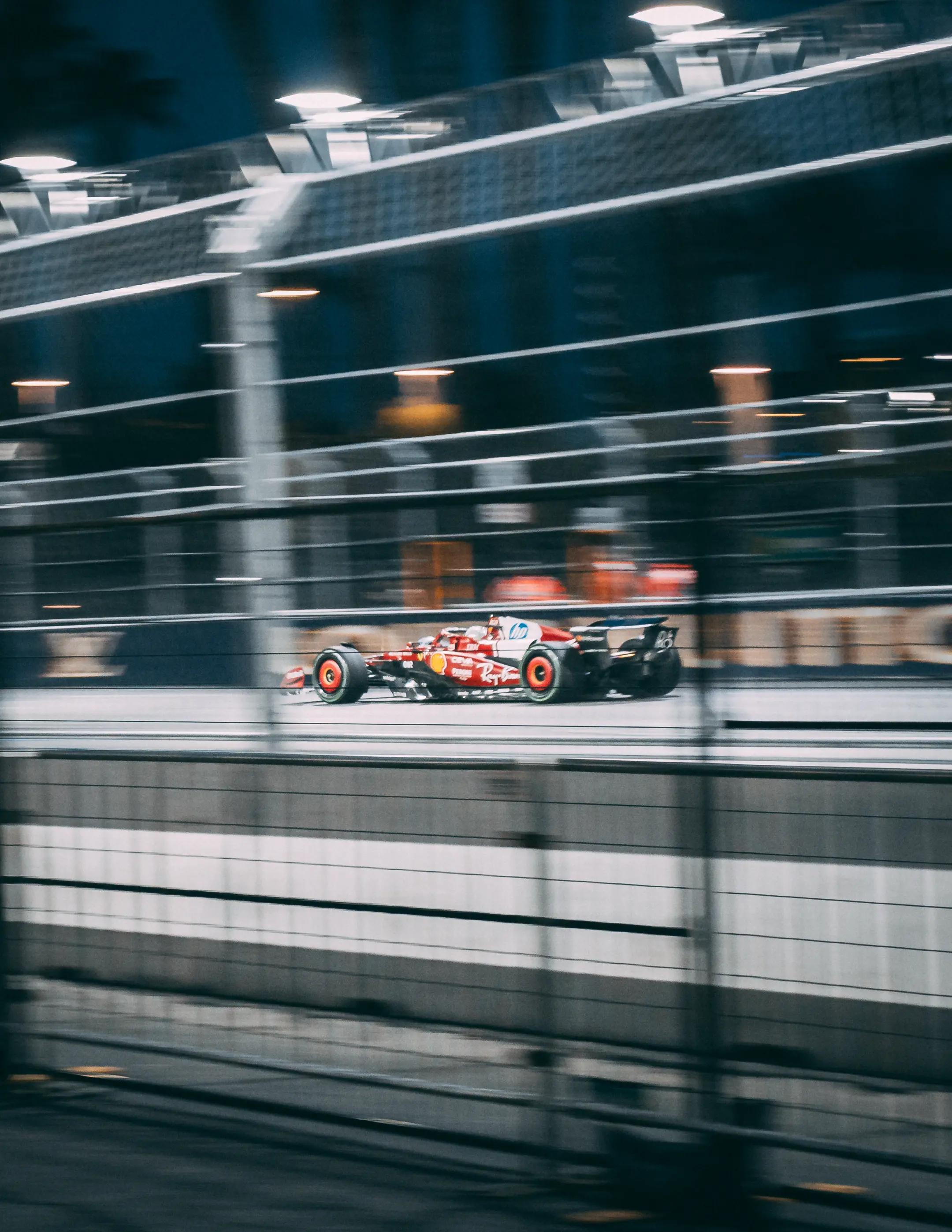 Lewis Hamilton Ferrari F1 Car